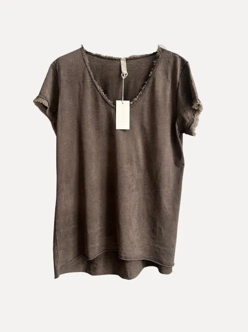 Hovedbilde Dark Brown - Classic V-hals ...