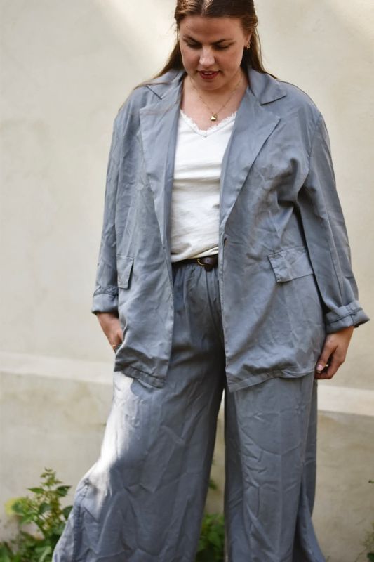 Grigio - Roma Oversized Blazer