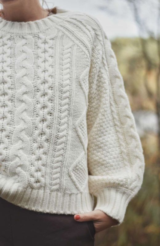 White Sand - Dahlia Merinoullgenser