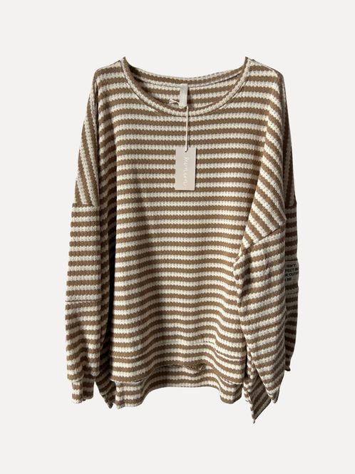 Hovedbilde Taupe/offwhite - Lily Bomulls ...