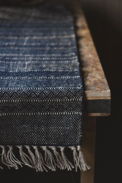 Hovedbilde Sort - Løper i jute/bomull