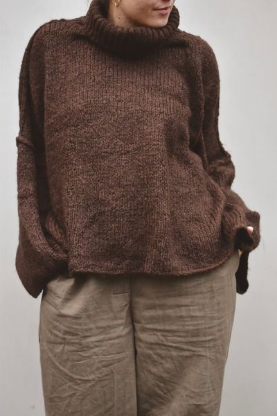 Hovedbilde Brun  - Åre Strikket Genser