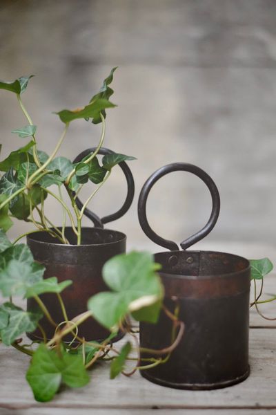 Hovedbilde Vintage Metall Stor Potte ...