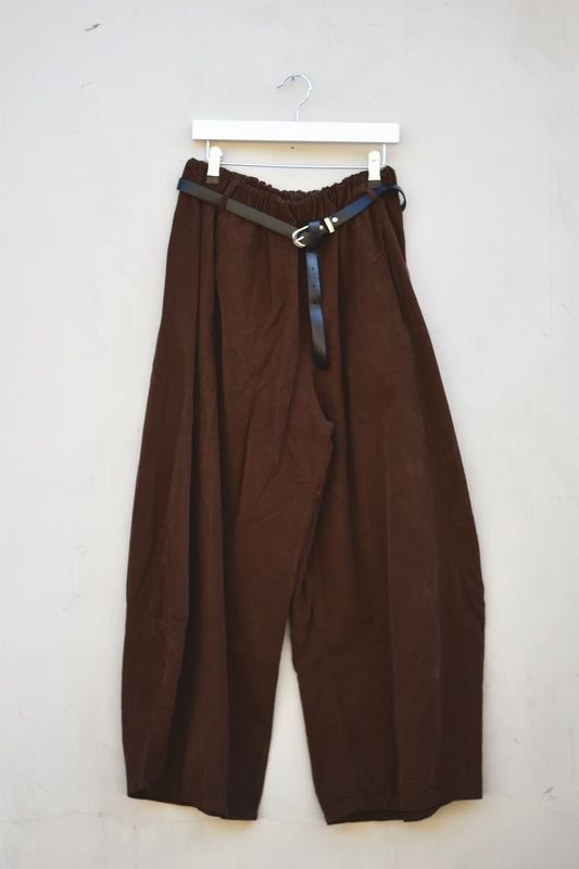 Mokka - Cord Barrel Bukse