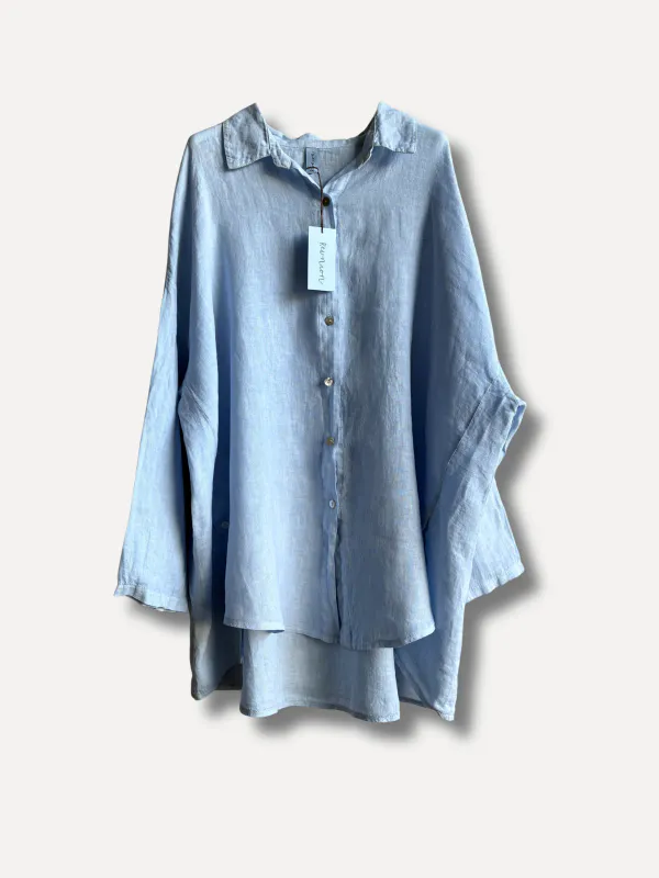 Sky Blue - Lovely Linskjorte