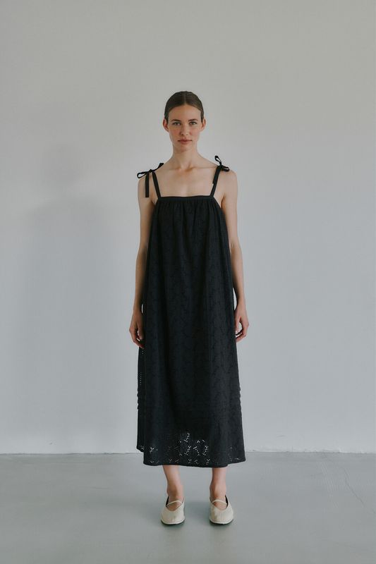 Black - EMANUELA Blondekjole