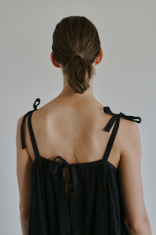 Black - EMANUELA Blondekjole