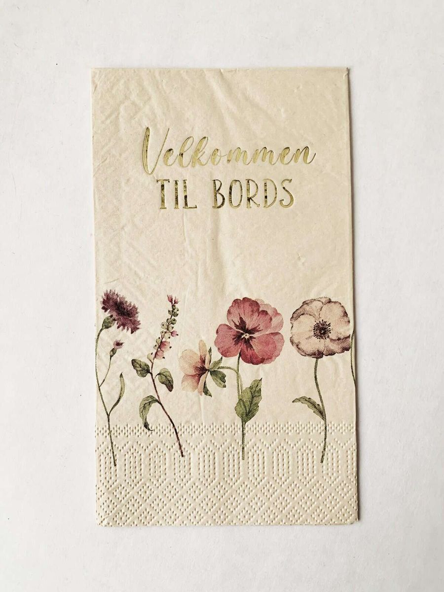 Stemorsblomster  - Buffet Serviett