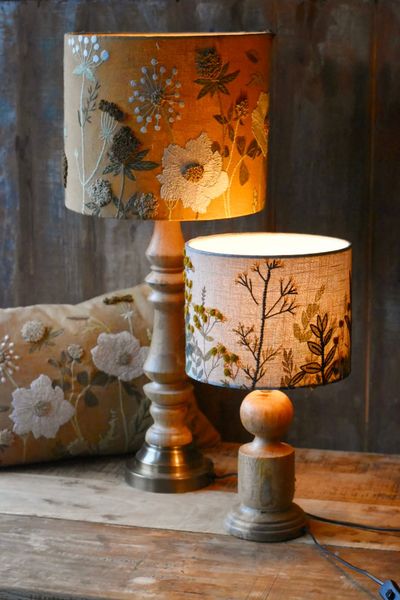 Hovedbilde Sennepsgul - Stor lampeskjerm