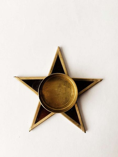 Hovedbilde Brun - Stjerne Telysholder