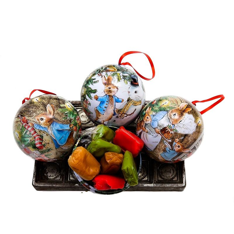 Peter Rabbit – Julekule med blandede karameller