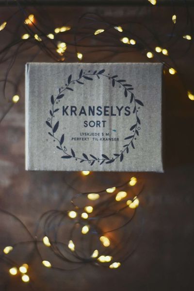 Hovedbilde Sort Kranselys 5 m