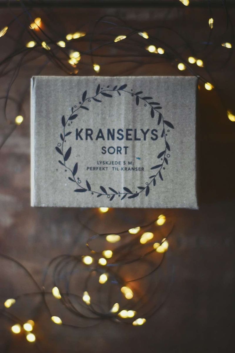 Sort Kranselys 5 m