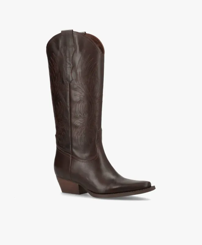 Tobacco - Frankie Western Boots
