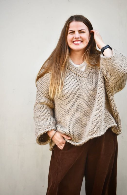 Taupe - Moonlight Strikkegenser