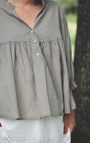 Hovedbilde Taupe - Boheme Bomulls Bluse