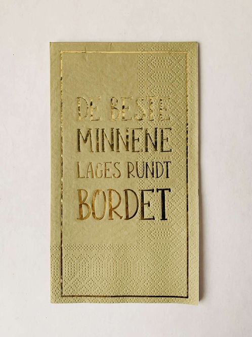 Hovedbilde Minnene  - Buffet Serviett