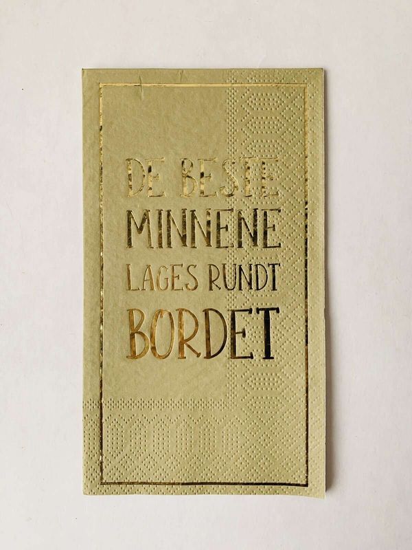 Minnene  - Buffet Serviett