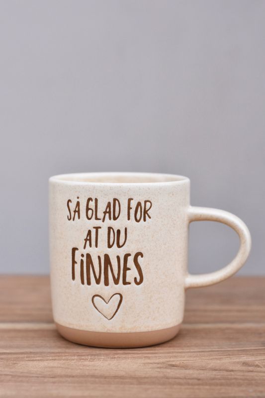 «Så Glad For At Du Finnes» Krus