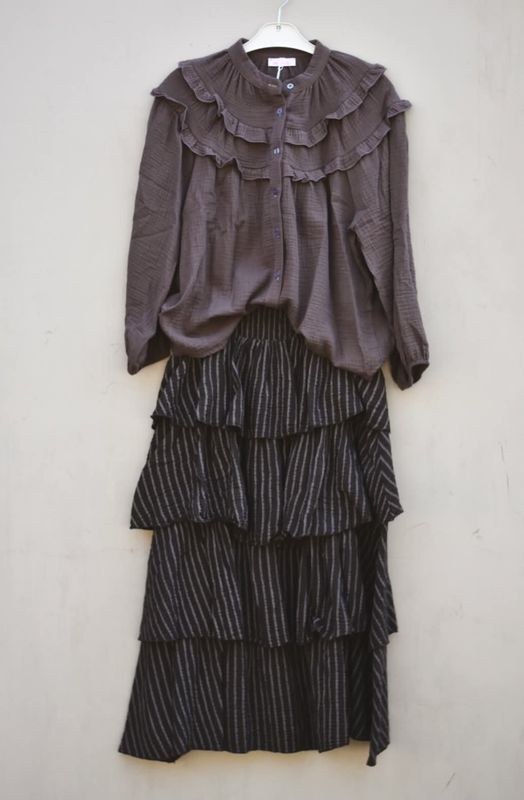 Brun - Sunshine Bomulls Bluse