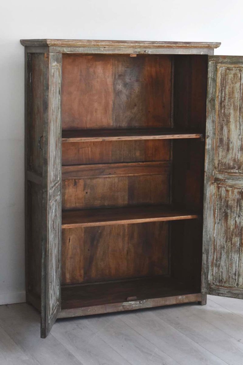 Lys grønn Vintage Skap