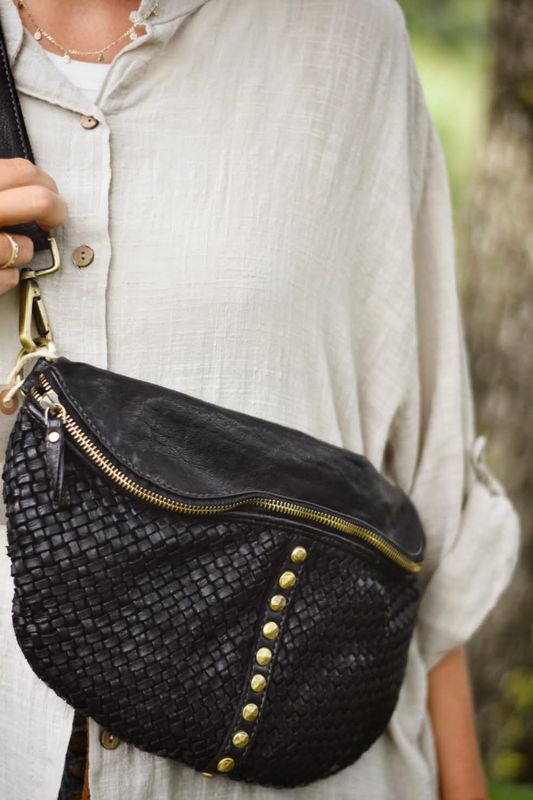 Sort - Jette Bumbag Skinnveske