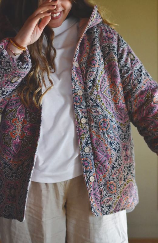 Quilted vendbar Kåpe