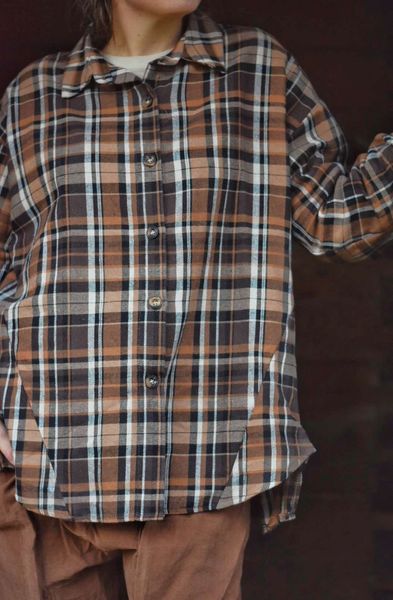 Hovedbilde Rutete Cord Storskjorte