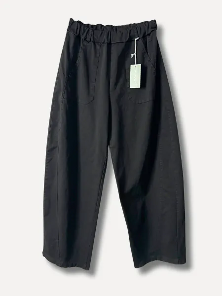 Hovedbilde Sort - Box Mood Bomullsbukse