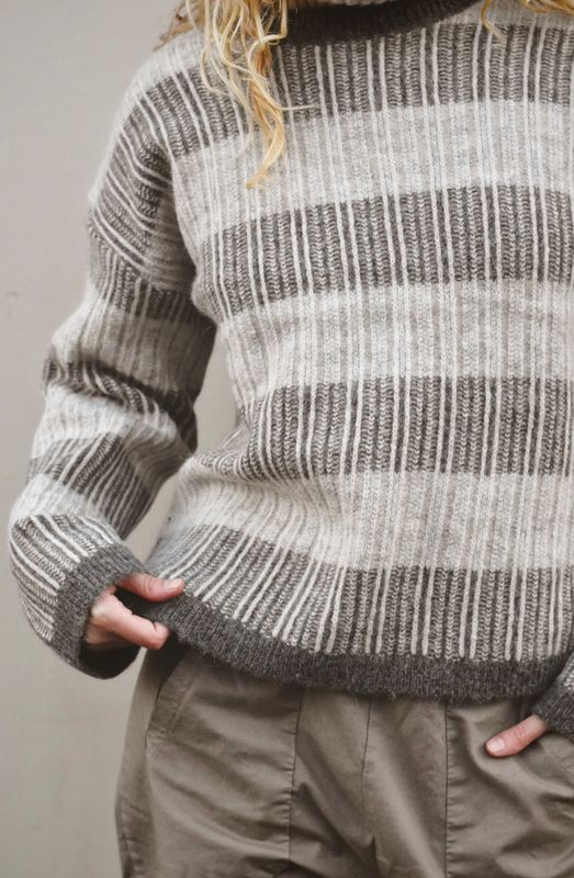 Medium Grey - Slfalva Strikkegenser
