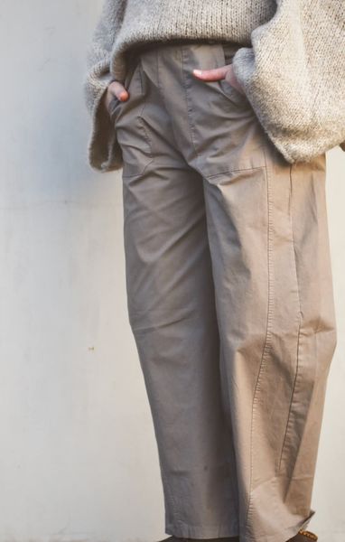 Hovedbilde Taupe - Box Mood Bomullsbukse