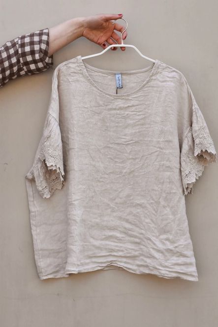 Hovedbilde Beige - Desert Lace Bluse