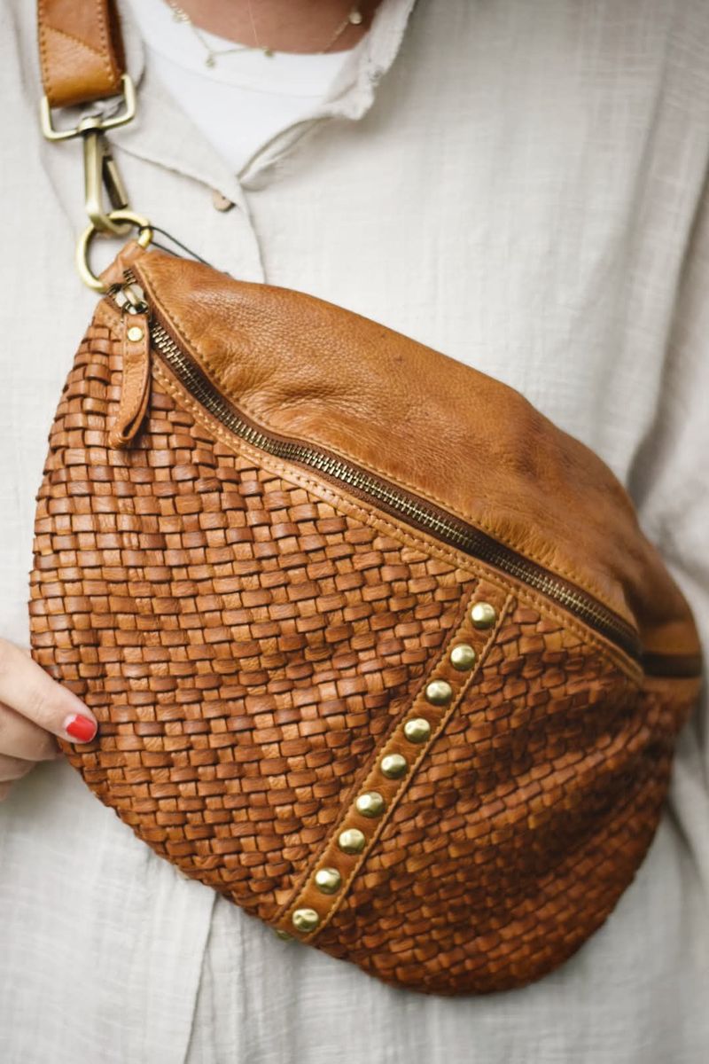 Tan - Jette Bumbag Skinnveske