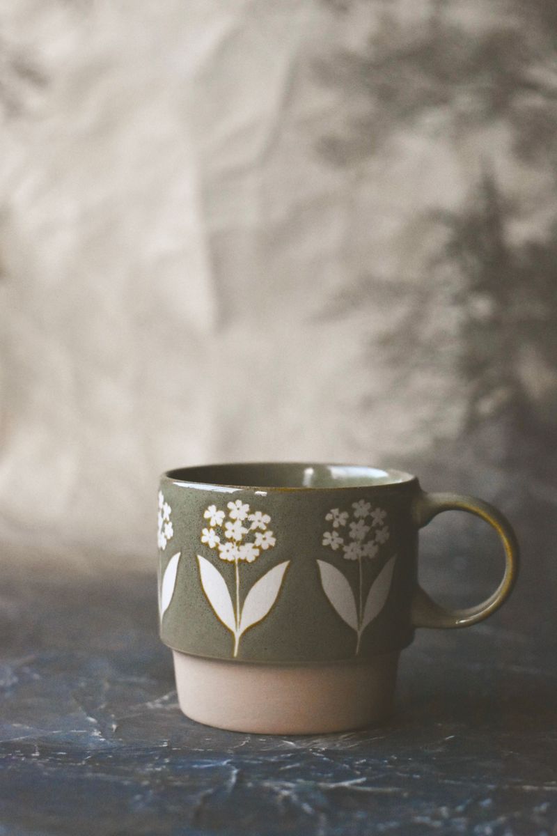 Grønt - Marie Retro Krus