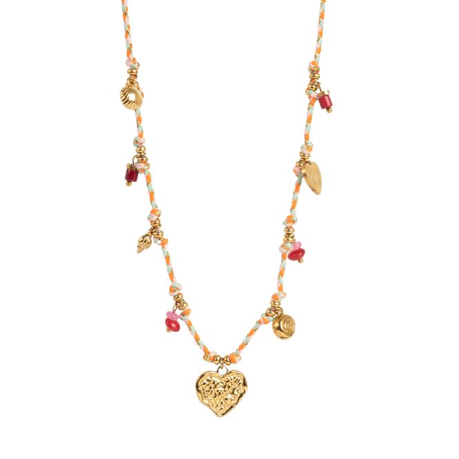 Hovedbilde Rosa - Charms Halskjede