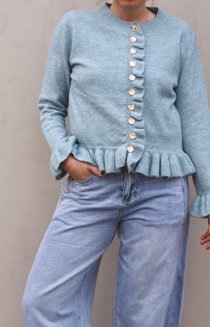 Hovedbilde Blå - Astrid Cardigan