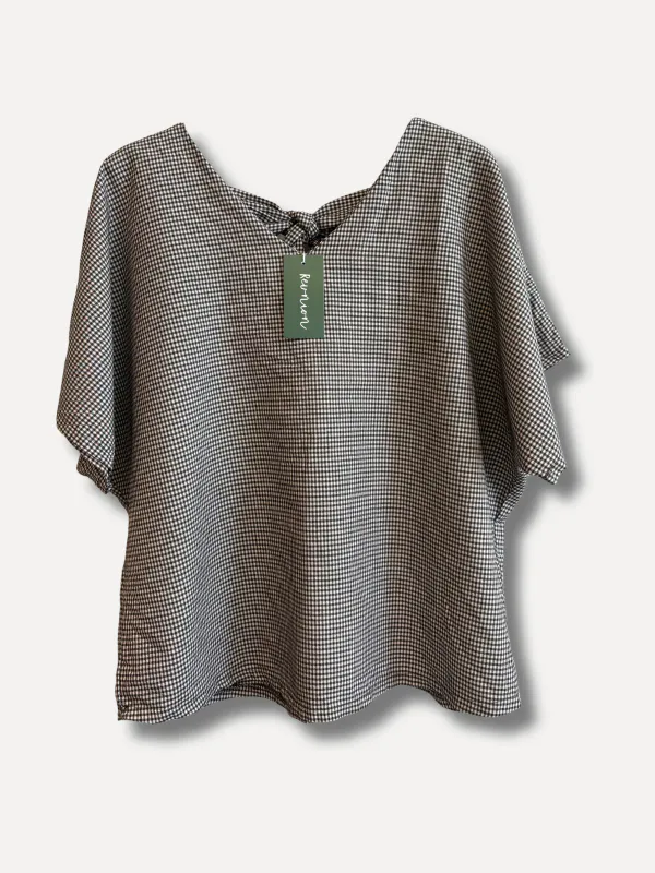 Brun - Pepper Bomulls Bluse