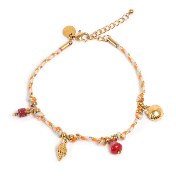 Hovedbilde Rosa - Charms Armbånd