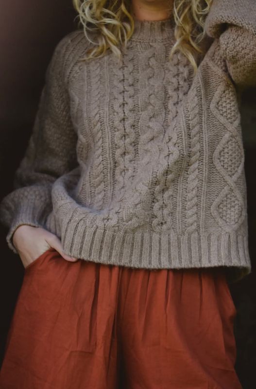 Brown - Dahlia Merinoullgenser