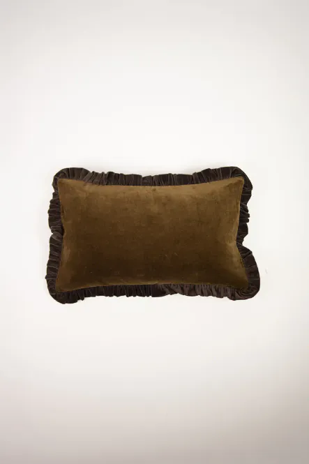 Hovedbilde Oliven/Kaffe - Velur ...