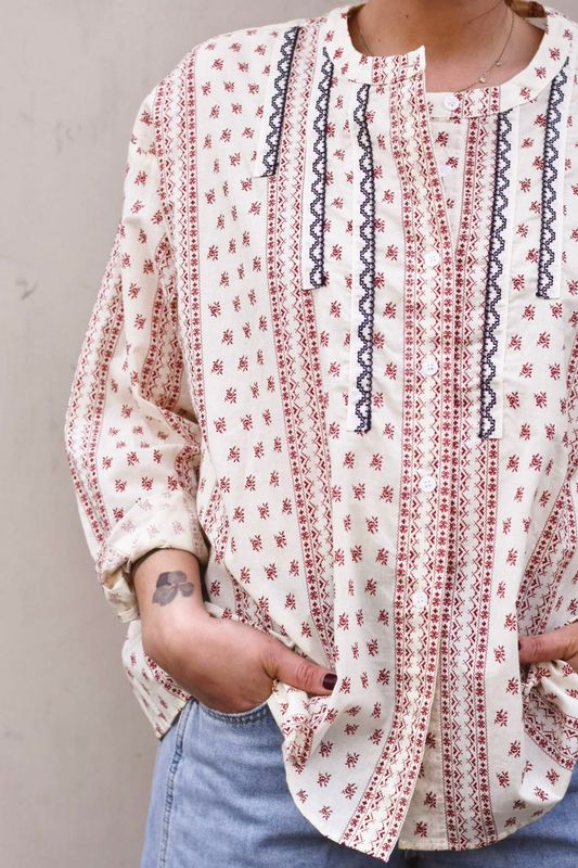 Off white - Constance Bluse