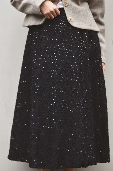 Hovedbilde Sort - Yasserala Paljett Midi ...