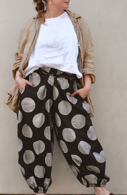 Hovedbilde Mocha/beige - Dot Happi Bukse