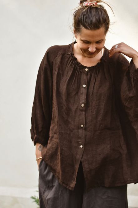 Hovedbilde Mokka - Smooth Linbluse