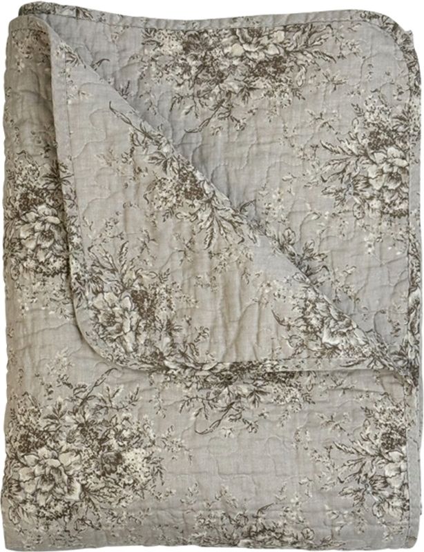 Noelle Grå - Quilt Pledd