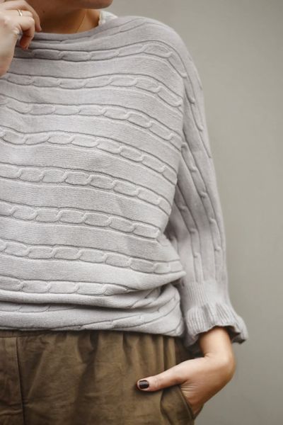 Hovedbilde Taupe - Malva 3/4 Genser