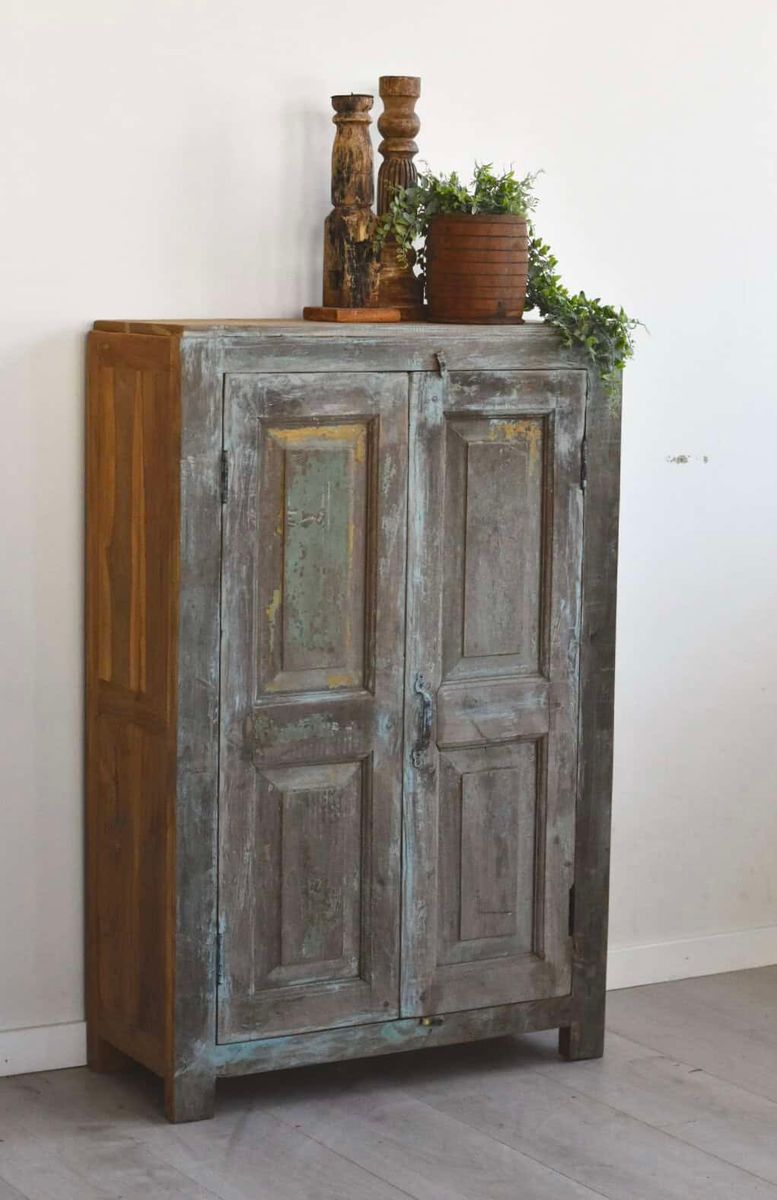 Blå/grå - Vintage Skap