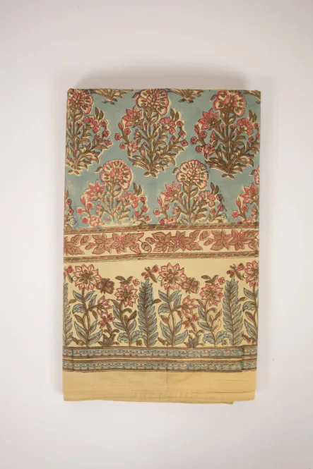 Hovedbilde Yselle duk blå/rosa 150×300