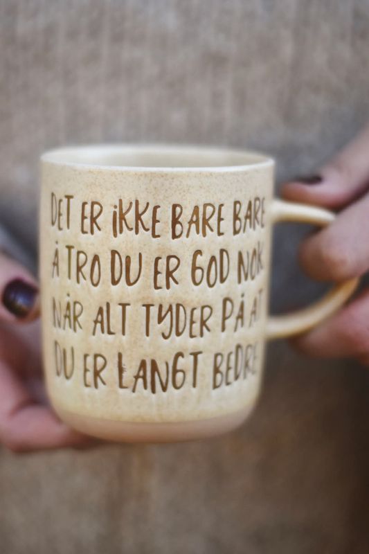 «Det er ikke bare bare» Krus