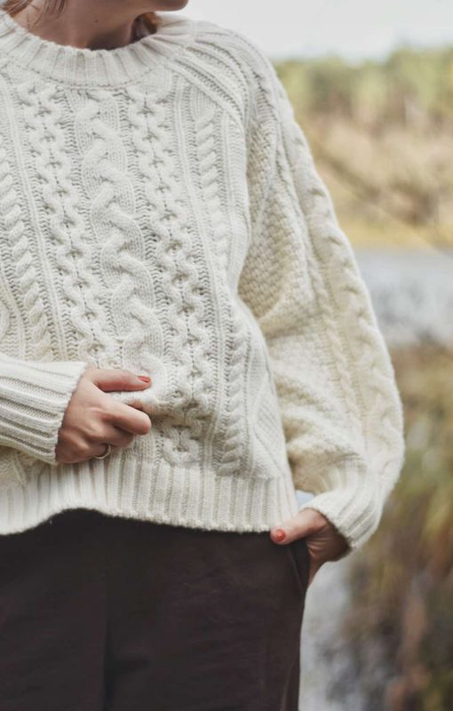 White Sand - Dahlia Merinoullgenser